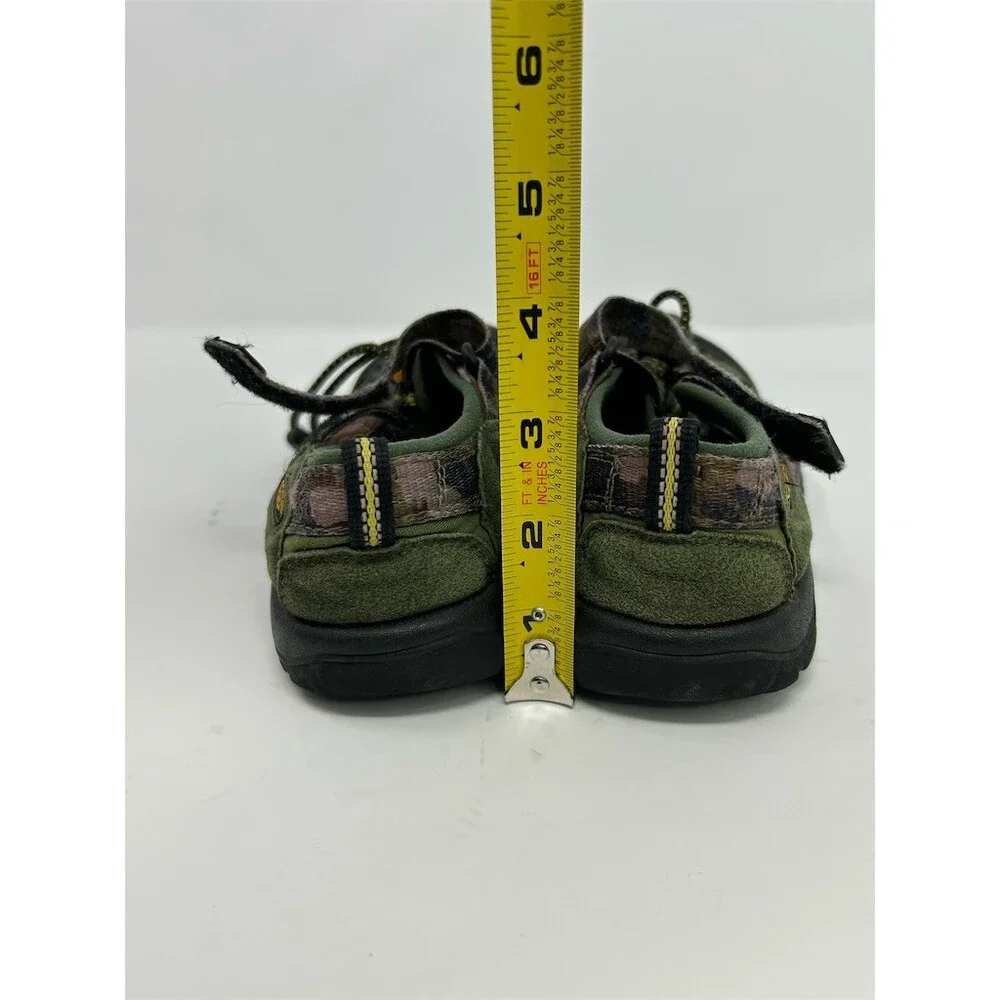 KEEN Newport H2 Youth Sport Sandals Green Camo Closed Toe Waterproof Size 2